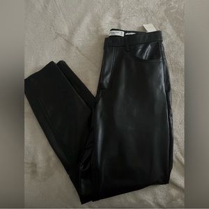 Abercrombie and Fitch leather pants